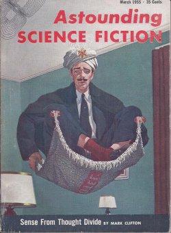 Seller image for ASTOUNDING Science Fiction: March, Mar. 1955 ("Time Crime") for sale by Books from the Crypt