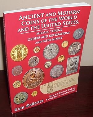 Coin Galleries Auction Catalog: Ancient and Modern Coins of the World and the United States, Meda...