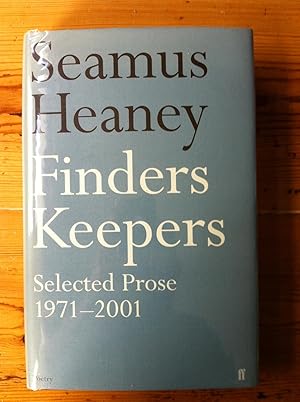 Immagine del venditore per Finders Keepers : Selected Prose 1971-2001 venduto da Setanta Books