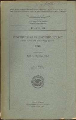 Immagine del venditore per Contributions to economic geology (short papers and preliminary reports), 1928 : Part II. - Mineral fuels.[Geological Survey (U.S.).; Bulletin ; 806][The Pumpkin Buttes coal field, Wyoming--The northward extension of the Sheridan coal field, Big Horn and Rosebud counties, Montana--Geology and oil and gas prospects of part of the San Rafael Swell, Utah--Geology of the Rock Creek oil field and adjacent areas, Carbon and Albany counties, Wyoming--Thrust faulting and oil possibilities in the plains adjacent to the Highwood Mountains, Montana] venduto da Joseph Valles - Books