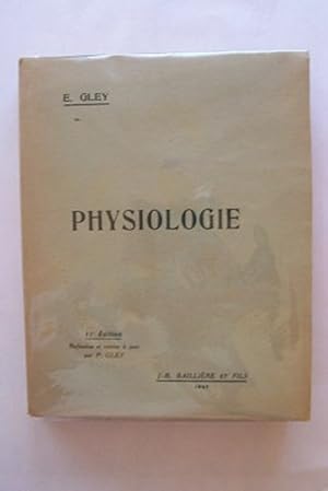 Image du vendeur pour TRAITE ELEMENTAIRE DE PHYSIOLOGIE mis en vente par KEMOLA