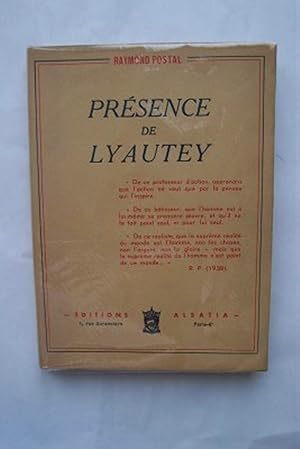 Seller image for PRESENCE DE LYAUTEY for sale by KEMOLA
