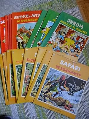 Konvolut von 8 Bänden: "Safari", 5 Bänden: "Suske en Wiske" und 3 Bänden: "Jerom Het Spookschip" ...