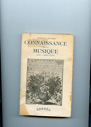 CONNAISSANCE DE LA MUSIQUE. Avec 2 hors texte. . Nouvelle édition revue et augmentée .