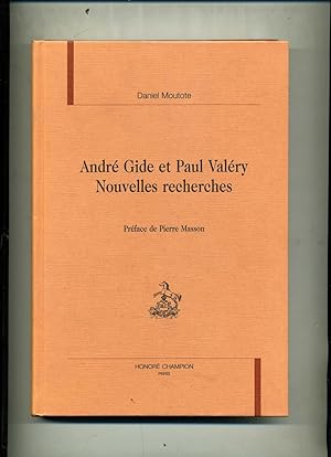 Image du vendeur pour ANDR GIDE ET PAUL VALRY. Nouvelles recherches. Prface de Pierre Masson mis en vente par Librairie CLERC