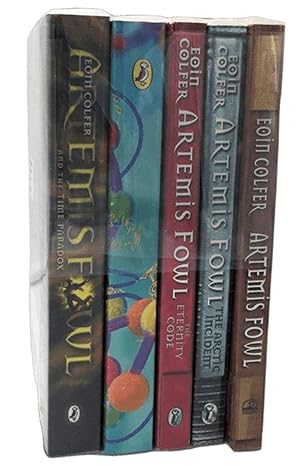 4 Book Lot Artemis Fowl Boxed Set + Opal Deception- Eoin Colfer Disney  Hyperion