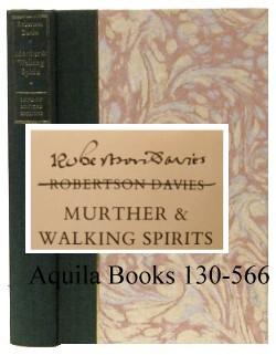 Imagen del vendedor de Murther & Walking Spirits a la venta por Aquila Books(Cameron Treleaven) ABAC