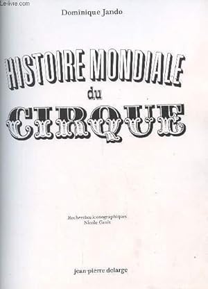 Seller image for HISTOIRE MONDIALE DU CIRQUE for sale by Le-Livre