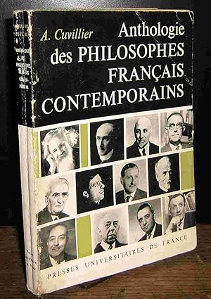 Seller image for ANTHOLOGIE DES PHILOSOPHES FRANCAIS CONTEMPORAINS for sale by Livres 113