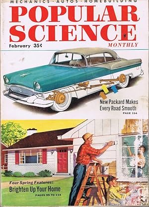 Bild des Verkufers fr Popular Science Monthly February 1955 zum Verkauf von Book Booth