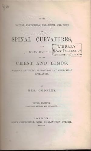 Image du vendeur pour On Spinal Curvatures and Deformaties of the Chest and Limbs mis en vente par Barter Books Ltd