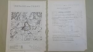 Map of The Borough of Newark upon Trent and Report on the Borough