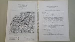 Map of The Contributory Borough of Cardican in Cardigan, and Report on the Borough