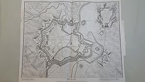 Seller image for Menin - A very strong town in the Earldom of Flanders taken by ye Allies in the year 1706 and retaken by the French in 1744 [ Map of Menin taken from Mr Tindal's continuation of Mr. Rapin's History of England ] for sale by Keoghs Books