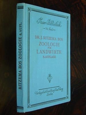 Bild des Verkufers fr Zoologie fr Landwirte. Mit 179 Textabbildungen. zum Verkauf von Antiquariat Tarter, Einzelunternehmen,