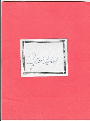 **SIGNED BOOKPLATES/AUTOGRAPH card by actress CYBILL SHEPHARD**