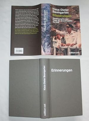 Imagen del vendedor de Erinnerungen - Autobiographie des Chefs der Grenztruppen der DDR a la venta por Versandhandel fr Sammler