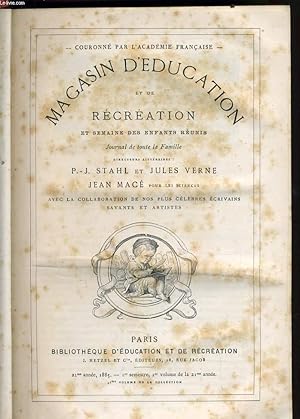 Seller image for MAGASIN D'EDUCATION ET DE RECREATION ET SEMAINE DE ENFANTS REUNIS journal de toute la famille for sale by Le-Livre