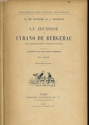 Image du vendeur pour LA JEUNESSE DE CYRANO DE BERGERAC mis en vente par Le-Livre