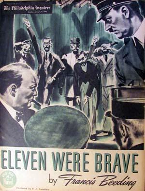 Seller image for Eleven Were Brave in The Philadelphia Inquirer Gold Seal Novel Sunday, January 4, 1942 for sale by Parigi Books, Vintage and Rare