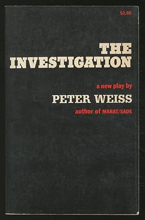 Bild des Verkufers fr The Investigation: A Play zum Verkauf von Between the Covers-Rare Books, Inc. ABAA