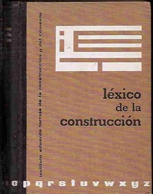 LEXICO DE LA CONSTRUCCION