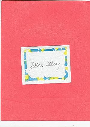 **SIGNED BOOKPLATES/AUTOGRAPH by actress DANA DELANY**