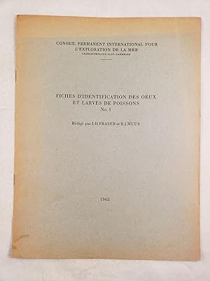 Imagen del vendedor de Fiches D'identification Des Oeux Et Larves De Poisson No. 1 a la venta por WellRead Books A.B.A.A.