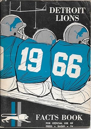 Seller image for 1966 Detroit Lions Facts Book for sale by Willis Monie-Books, ABAA