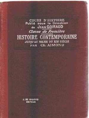 Histoire contemporaine jusqu'au milieu du XIX° siecle ( 1781-1848)