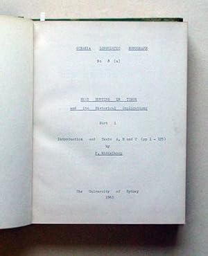 Head Hunting in Timor and its historical implications. (3 Teile in einem Bd., compl.).