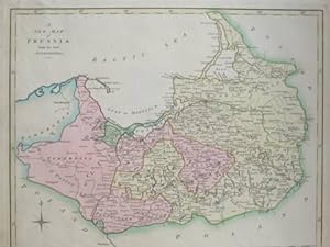 A New Map of Prussia, Landkarte Preussen