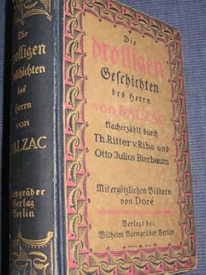 Seller image for Die drolligen Geschichten des Herrn von Balzca for sale by Alte Bcherwelt