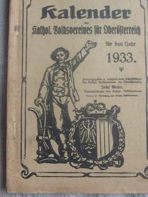 Kalender des kathol. Volksvereines für Oberösterreich 1933