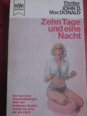 Seller image for Zehn Tage und eine Nacht Kriminal-Thriller, deutsche Erstverffentlichung EA for sale by Alte Bcherwelt