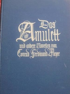 Bild des Verkufers fr Das Amulett und andere Novellen zum Verkauf von Alte Bcherwelt