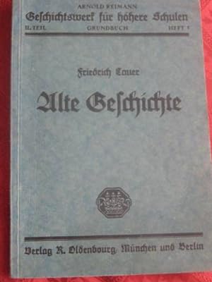 Bild des Verkufers fr Alte Geschichte 2. Aufl. zum Verkauf von Alte Bcherwelt