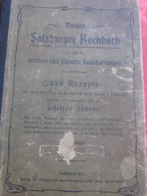 Neues Salzburger Kochbuch 2. Aufl.