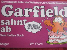Garfield sahnt ab sein fünftes Buch