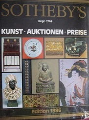 Image du vendeur pour Sotheby`s Kunst-Auktionen-Preise Edition 1986 mis en vente par Alte Bcherwelt