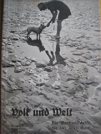 Volk und Welt Das deutsche Monatsbuch Band 8 August 1936