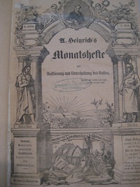 A. Heinrich`s Monatshefte II. Jahrgang