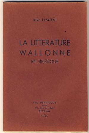La littérature wallonne en Belgique