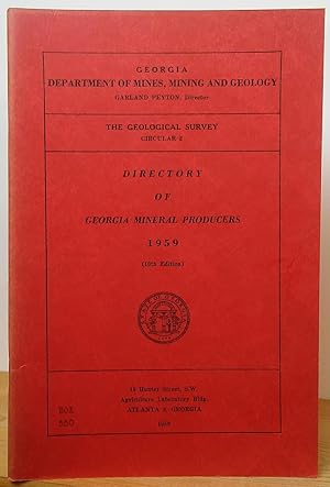 Directory of Georgia Mineral Producers 1959 (10th Edition)