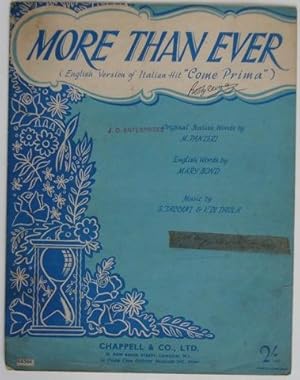 Seller image for More than ever (Come Prima) for sale by Hall of Books