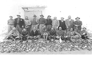 FOTOGRAFÍAS: CACERÍAS EN LA LOSA DE ALBACETE. Año 1934