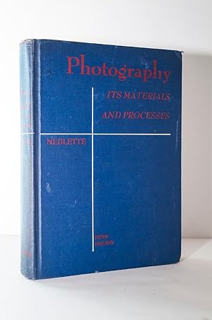 Photography Its Materials and Processes