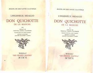 L'ingenieux hidalgo don quichotte de la manche/ 2 tomes /2