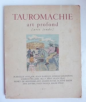 Bild des Verkufers fr Tauromachie. Art profond (arte jondo). Le "Toreo", moyen d'expression, correspondances et sortilges zum Verkauf von Librairie KOEGUI