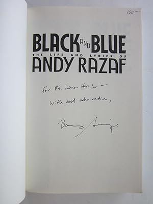 Bild des Verkufers fr Black and Blue: The Life and Lyrics of Andy Razaf zum Verkauf von Sanctuary Books, A.B.A.A.